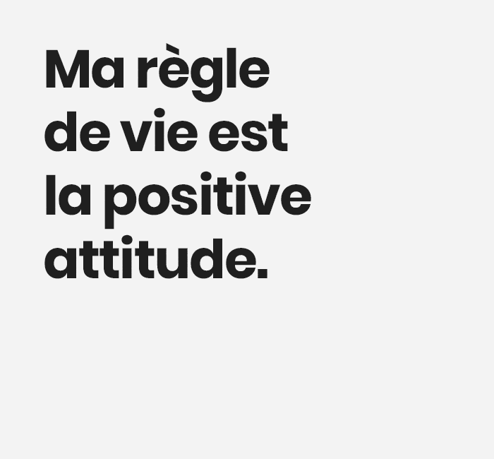 positive attitute